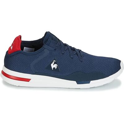 Le Coq Sportif Solas Sport Lace-Up Blue Synthetic Mens Trainers - Shoe Le Coq Sportif Solas Sport Lace-Up Blue Synthetic Mens Trainers - Shoe