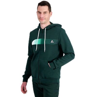 Le Coq Sportif Grüner Reißverschluss Pullover - Sweatshirt Le Coq Sportif Grüner Reißverschluss Pullover - Sweatshirt