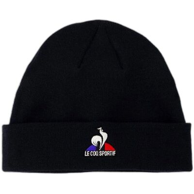 Zwart Beanie Le Coq Sportif - Hoed Zwart Beanie Le Coq Sportif - Hoed