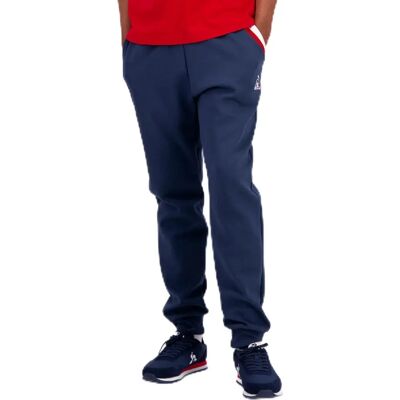 Le Coq Sportif N°2 Pantalon Bleu Coupe Regular - Pantalons - Publicité Le Coq Sportif N°2 Pantalon Bleu Coupe Regular - Pantalons - Publicité