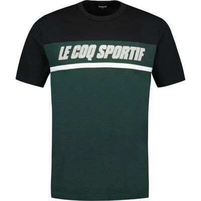 Le Coq Sportif N1 M Zwart T-shirt Le Coq Sportif N1 M Zwart T-shirt