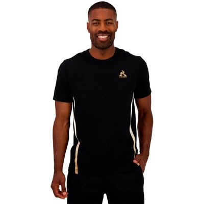 T-shirt Noir Le Coq Sportif No2 - Manches courtes T-shirt Noir Le Coq Sportif No2 - Manches courtes