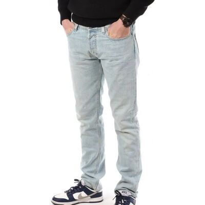 Teddy Smith Model 34 - Rechte pasvorm blauwe jeans Teddy Smith Model 34 - Rechte pasvorm blauwe jeans