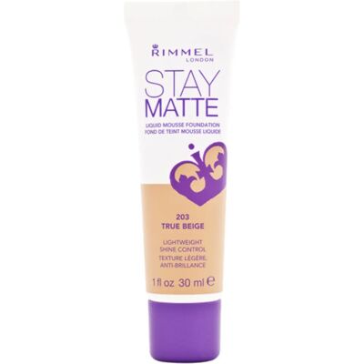 Rimmel London - Stay Matte - 203 True Beige - Foundation - Publicité Rimmel London - Stay Matte - 203 True Beige - Foundation - Publicité