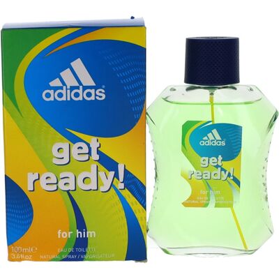 Adidas Get Ready Eau de Toilette - 100ml Profumo da Uomo Adidas Get Ready Eau de Toilette - 100ml Profumo da Uomo
