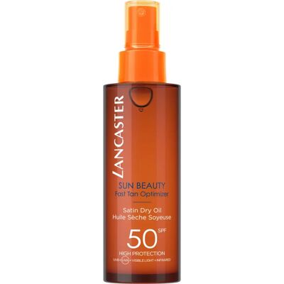 Lancaster Sun Beauty SPF 50 Huile Sèche Activateur de Bronzage - Publicité Lancaster Sun Beauty SPF 50 Huile Sèche Activateur de Bronzage - Publicité