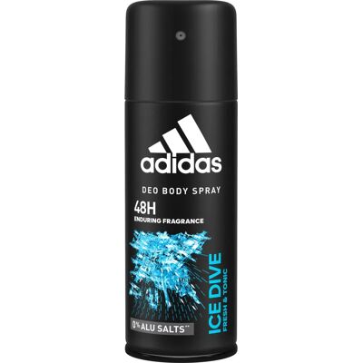 Déodorant Spray Ice Dive d'Adidas - Homme 150ml - Publicité Déodorant Spray Ice Dive d'Adidas - Homme 150ml - Publicité