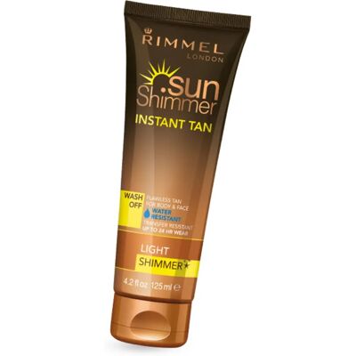 Rimmel Sunshimmer Instant Tan - Light - Water Resistant Mousse Rimmel Sunshimmer Instant Tan - Light - Water Resistant Mousse