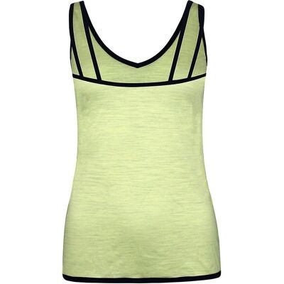 Rossignol Yellow V-Neck Strappy Women's Tank Top - Activewear Rossignol Yellow V-Neck Strappy Women's Tank Top - Activewear
