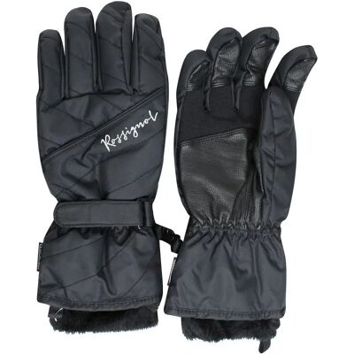 Rossignol Laly Impr Dames Waterdichte Ski Handschoenen - Zwart XL Rossignol Laly Impr Dames Waterdichte Ski Handschoenen - Zwart XL