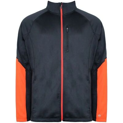 Rossignol RLEML11 200 Lange mouwen ritssluiting zwart/oranje trainingsjack Rossignol RLEML11 200 Lange mouwen ritssluiting zwart/oranje trainingsjack