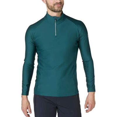 Rossignol M Classique 1/2 Zip Deep Teal - Long Sleeve Shirt Rossignol M Classique 1/2 Zip Deep Teal - Long Sleeve Shirt
