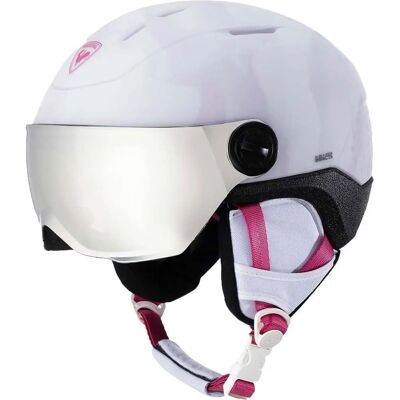 Casco Junior Visor Bianco Rossignol - Resistente agli Impatti, Regolabile, Sport Invernali Casco Junior Visor Bianco Rossignol - Resistente agli Impatti, Regolabile, Sport Invernali