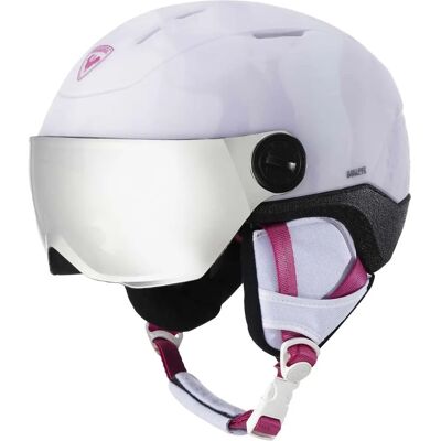Casco Sci Junior Bianco Rossignol - Tecnologia Impact e Visor Casco Sci Junior Bianco Rossignol - Tecnologia Impact e Visor