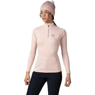 Tricou Rossignol rezistent roz cu jumătate de fermoar - Top Tricou Rossignol rezistent roz cu jumătate de fermoar - Top
