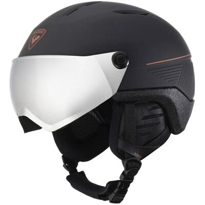 Kask Rossignol z Wytrzymałym na Uderzenia Wielokrotnym Visiorem - Czarny Matowy Kask Rossignol z Wytrzymałym na Uderzenia Wielokrotnym Visiorem - Czarny Matowy