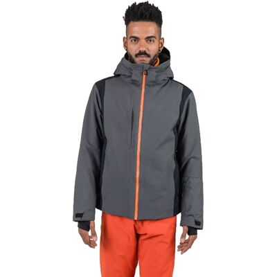 Chaqueta Rossignol Velika Gris Oscuro/Naranja - Esquí Chaqueta Rossignol Velika Gris Oscuro/Naranja - Esquí