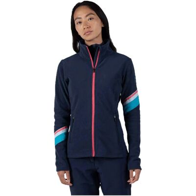 Rossignol - Strawpile Full Zip - Dark Blue - Fleece Rossignol - Strawpile Full Zip - Dark Blue - Fleece