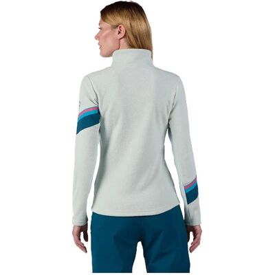 Chaqueta de forro polar Rossignol Strawpile - Estilo deportivo, Azul/Rosa Chaqueta de forro polar Rossignol Strawpile - Estilo deportivo, Azul/Rosa