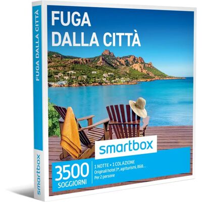 SMARTBOX Fuga dalla città - Cofanetto regalo - 1 notte con colazione per 2 SMARTBOX Fuga dalla città - Cofanetto regalo - 1 notte con colazione per 2