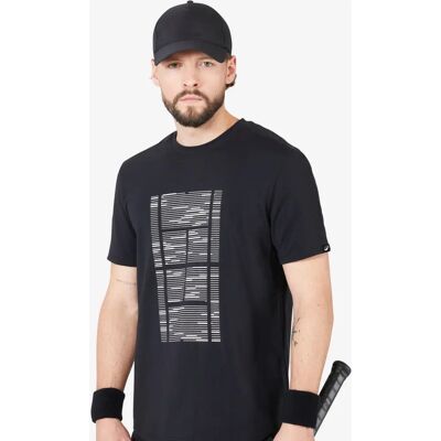 Camiseta de Tenis para Hombre Artengo Tts Soft - Negro Camiseta de Tenis para Hombre Artengo Tts Soft - Negro