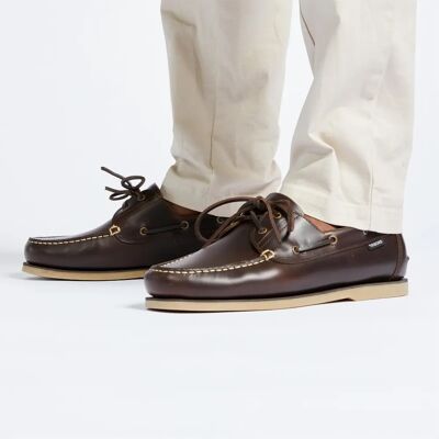 Tribord Zapatos de Barco de Cuero para Hombres Sailing 500 - Zapatos de Barco Tribord Zapatos de Barco de Cuero para Hombres Sailing 500 - Zapatos de Barco