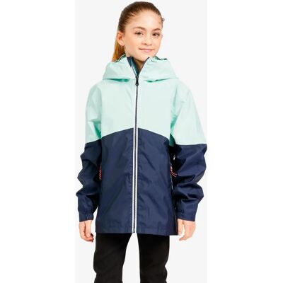 Tribord Chaqueta impermeable de vela para niños Sailing 100 Azul Menta Tribord Chaqueta impermeable de vela para niños Sailing 100 Azul Menta