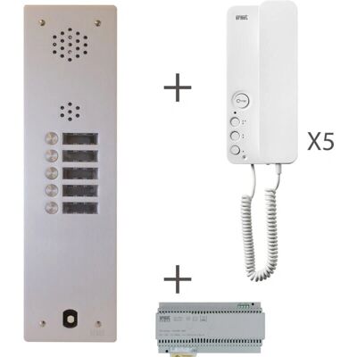 Système d'Interphone Blanc Urmet KA83/105 - 3 Niveaux de Sonnerie - Publicité Système d'Interphone Blanc Urmet KA83/105 - 3 Niveaux de Sonnerie - Publicité