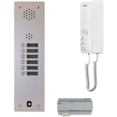 Kit audio préprogrammé 6 boutons Urmet KA83/106 - Publicité Kit audio préprogrammé 6 boutons Urmet KA83/106 - Publicité