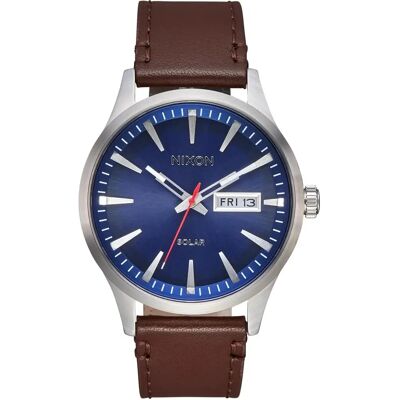 Reloj solar unisex para adultos Nixon con correa de cuero - Reloj Reloj solar unisex para adultos Nixon con correa de cuero - Reloj