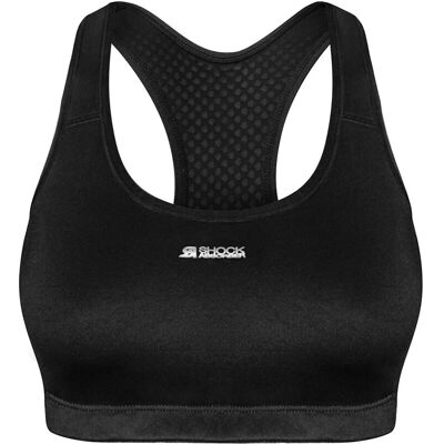 Shock Absorber Dámské Aktivní Crop Top Střední Impact - Černá - Velikost M Shock Absorber Dámské Aktivní Crop Top Střední Impact - Černá - Velikost M