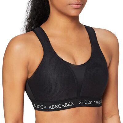 Shock Absorber Ultimate Run Padded Bra - Sport-BH, Schwarz Shock Absorber Ultimate Run Padded Bra - Sport-BH, Schwarz