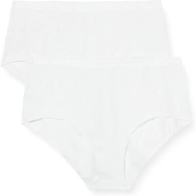 Playtex Bio Baumwolle Midi Slip - Weiß - Größe 3XL Playtex Bio Baumwolle Midi Slip - Weiß - Größe 3XL