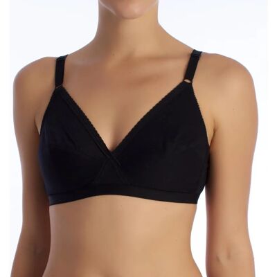 Playtex Schwarzer kabelloser BH - Vollbedeckende Unterwäsche Playtex Schwarzer kabelloser BH - Vollbedeckende Unterwäsche