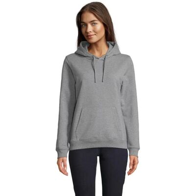 Sweat à capuche French Terry pour femme - Manches longues, réglable - Publicité Sweat à capuche French Terry pour femme - Manches longues, réglable - Publicité
