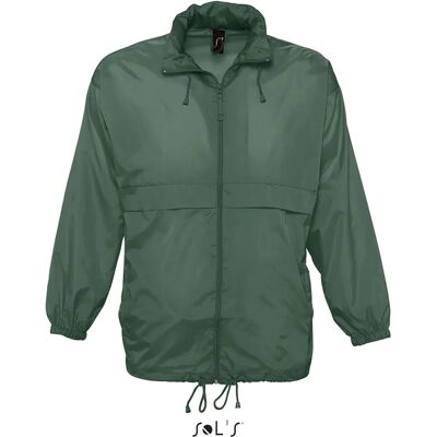 SOLS Surf Vindjakke - 210T Nylon - Unisex - Grøn SOLS Surf Vindjakke - 210T Nylon - Unisex - Grøn