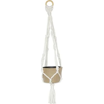 Décopatch Stor makraméhängande lampa med kruka - Pendant Light Décopatch Stor makraméhängande lampa med kruka - Pendant Light