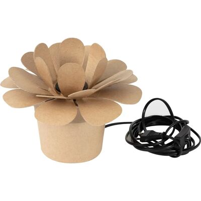 Décopatch Pappmaché Lotus-Lampe - Handgefertigt Frankreich Décopatch Pappmaché Lotus-Lampe - Handgefertigt Frankreich