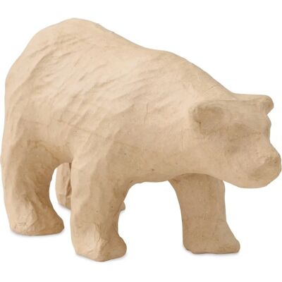Figure en papier mâché Ours Polaire Décopatch - Figurine Figure en papier mâché Ours Polaire Décopatch - Figurine