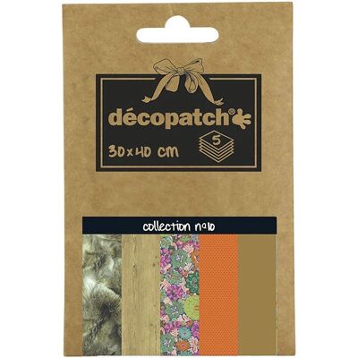 Décopatch DP010O Zestaw Papierów Do Rękodzieła - Wiele Wzorów i Kwiatów Décopatch DP010O Zestaw Papierów Do Rękodzieła - Wiele Wzorów i Kwiatów