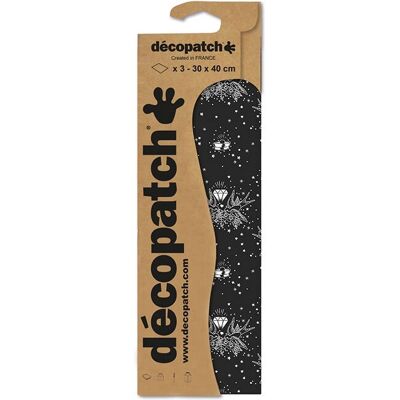 Papier d'art et d'artisanat Clairefontaine C764O - Noir et Blanc - Papier d'art et d'artisanat Papier d'art et d'artisanat Clairefontaine C764O - Noir et Blanc - Papier d'art et d'artisanat