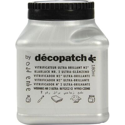 Décopatch Art/Craft Varnish - Ultra Brilliant - 180ml Décopatch Art/Craft Varnish - Ultra Brilliant - 180ml