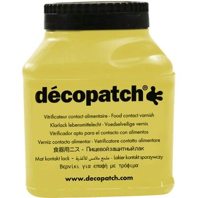 Vernis Décopatch 0,18L - Sûr pour aliments - Publicité Vernis Décopatch 0,18L - Sûr pour aliments - Publicité