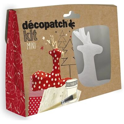 Decopatch Czerwony Renifer Zestaw do rękodzieła Decopatch Czerwony Renifer Zestaw do rękodzieła