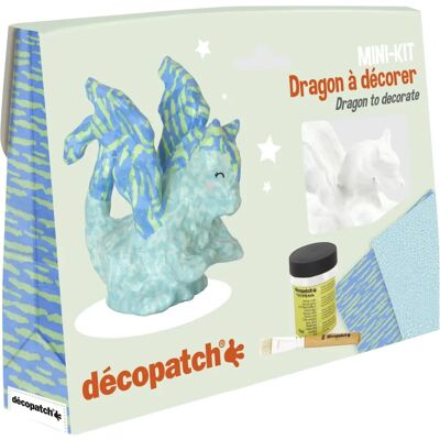 Lyon Décopatch Mini Kit Dragon - Kit Créatif pour Enfants - Publicité Lyon Décopatch Mini Kit Dragon - Kit Créatif pour Enfants - Publicité