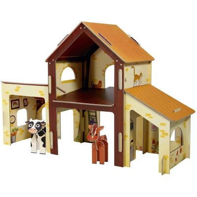 Avenue Mandarine 3D-Puzzle Bauernhof - Kinderszene Avenue Mandarine 3D-Puzzle Bauernhof - Kinderszene