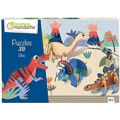 Jouet Éducatif Clairefontaine PU016C - Puzzle 3D Dino & Figurines - Publicité Jouet Éducatif Clairefontaine PU016C - Puzzle 3D Dino & Figurines - Publicité