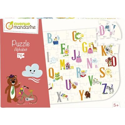 Avenue Mandarine PU020C Puzzle - 76 Pièces Éducatif - Publicité Avenue Mandarine PU020C Puzzle - 76 Pièces Éducatif - Publicité