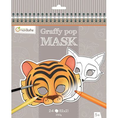 Avenue Mandarine GY023O Tier-Masken Malbuch - Bastelspielzeug Avenue Mandarine GY023O Tier-Masken Malbuch - Bastelspielzeug