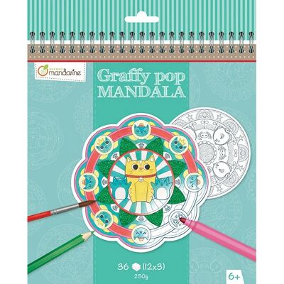 Avenue Mandarine GY030O Jouet d'Art/Loisirs Créatifs Réutilisable - 12 Motifs Avenue Mandarine GY030O Jouet d'Art/Loisirs Créatifs Réutilisable - 12 Motifs